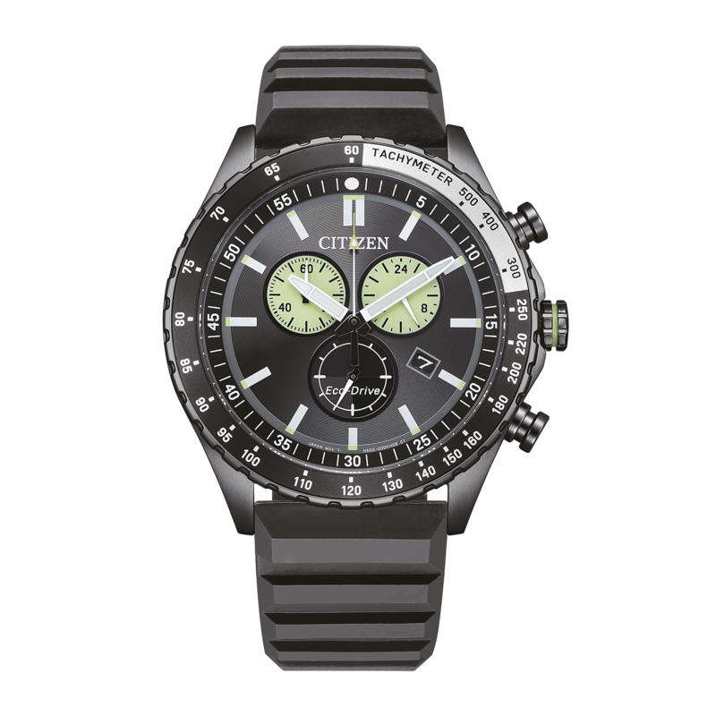 AT2565-05E Herren Silikon schwarz ⌀ 43mm