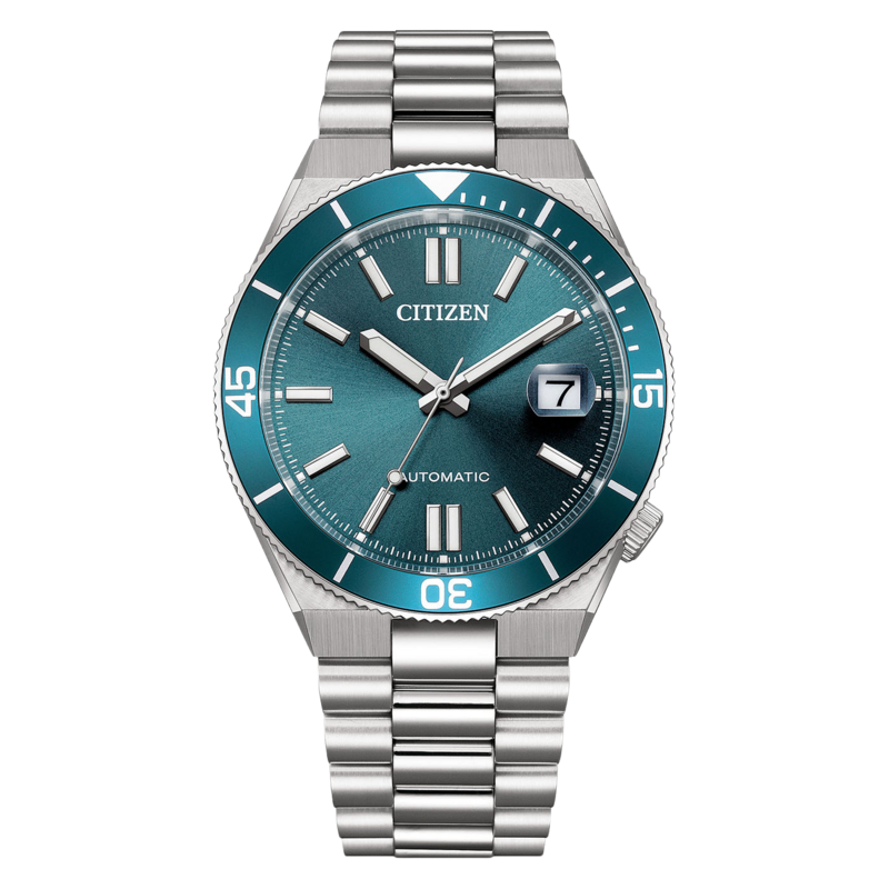 NJ0231-56L Homme Acier inoxydable bleu ⌀ 40mm
