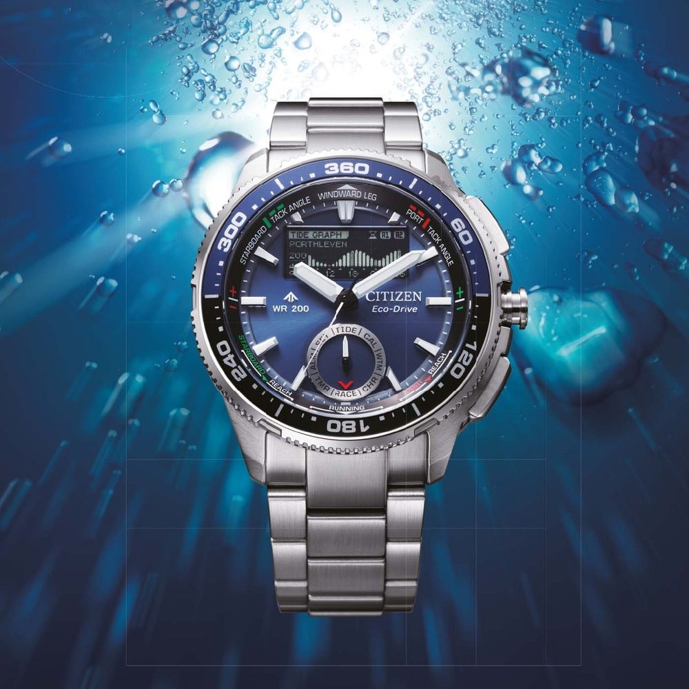 JV3006-50L Modèle homme en acier inoxydable bleu ø 42,4 mm