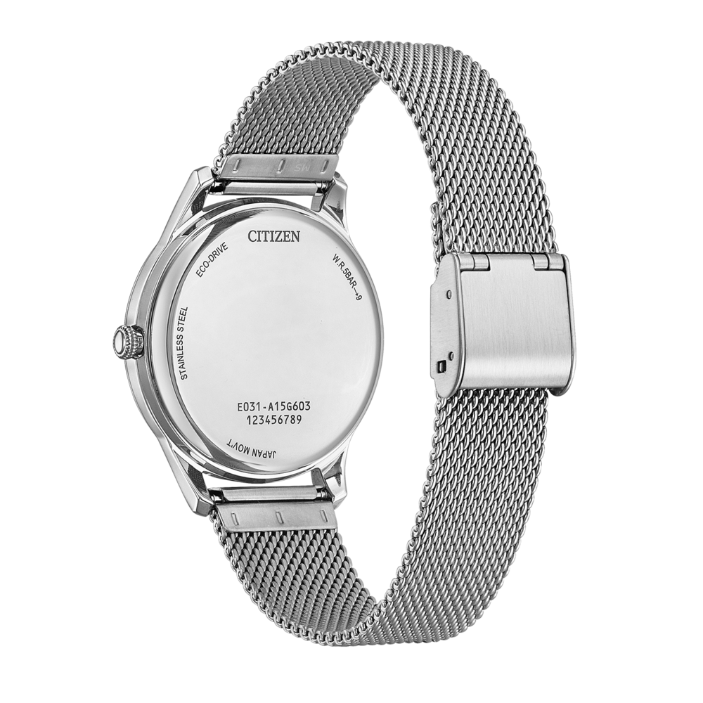 EM1220-82A Femme Acier inoxydable blanc ⌀ 34mm