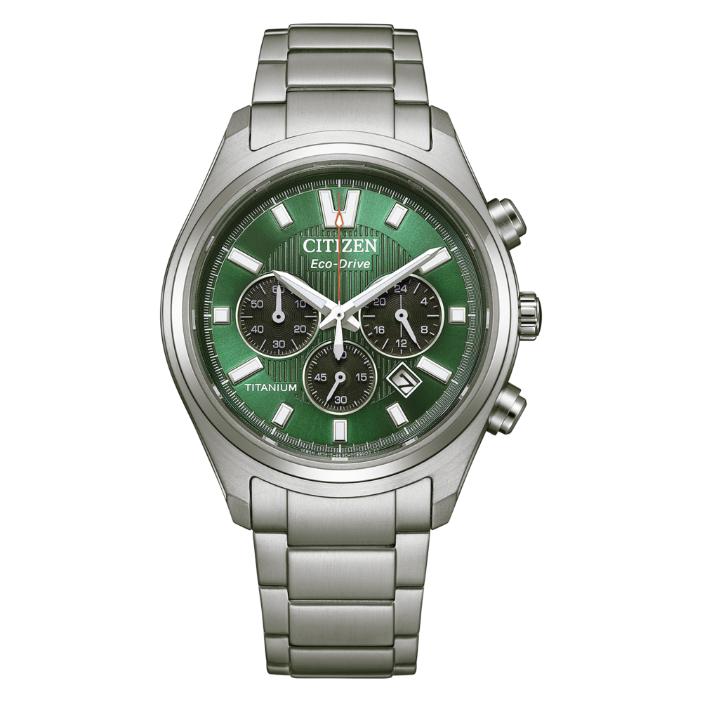 CA4750-51X Homme Super Titanium ™ Eco-Drive Vert ø 40mm