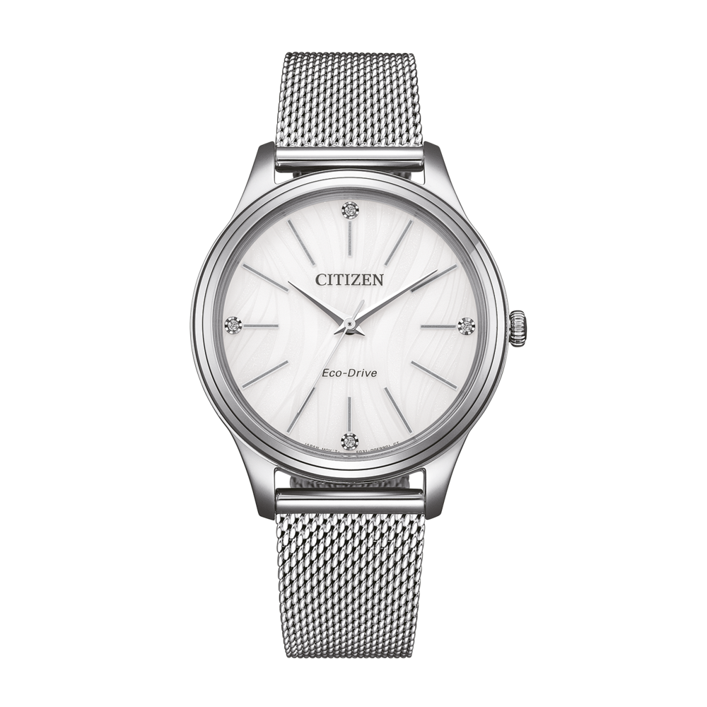 EM1220-82A Femme Acier inoxydable blanc ⌀ 34mm