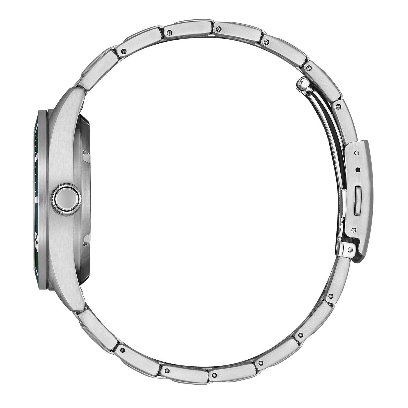 NJ0220-52X Herren Edelstahl grün ⌀ 38.5mm