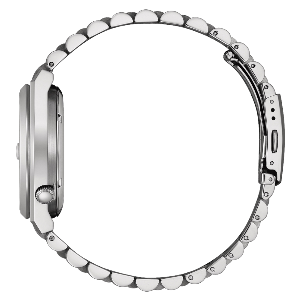 NJ0157-81L Herren Edelstahl blau ⌀ 40mm