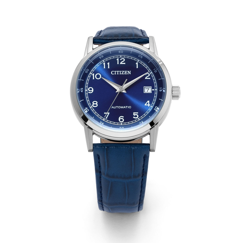 NJ0210-13L Herren Leder blau ⌀ 40mm