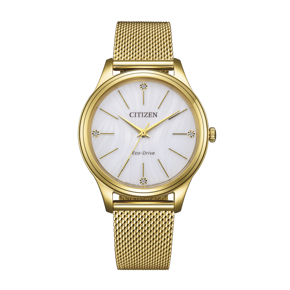 EM1222-87A Femme Acier inoxydable blanc ⌀ 34mm