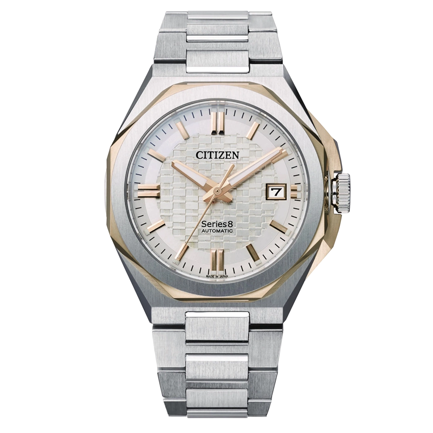 Citizen Series 8 Automatik Uhr Silber und Gold